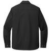 Mercer+Mettle Men's Deep Black Long Sleeve Twill Overshirt