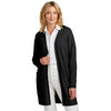 Mercer+Mettle Women's Deep Black Open Front Cardigan Sweater