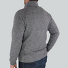 MerchPerks Zusa Men's Light Grey Heather Midtown Full Zip