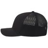 UNRL Black/Black Mid-Pro Trucker Cap