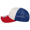 Legacy White/Red/Royal Mid-Pro Snapback Trucker Cap