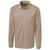 Clique Men's Light Beige Long Sleeve Ice Pique Polo