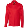 Clique Men's Red Spin Half Zip