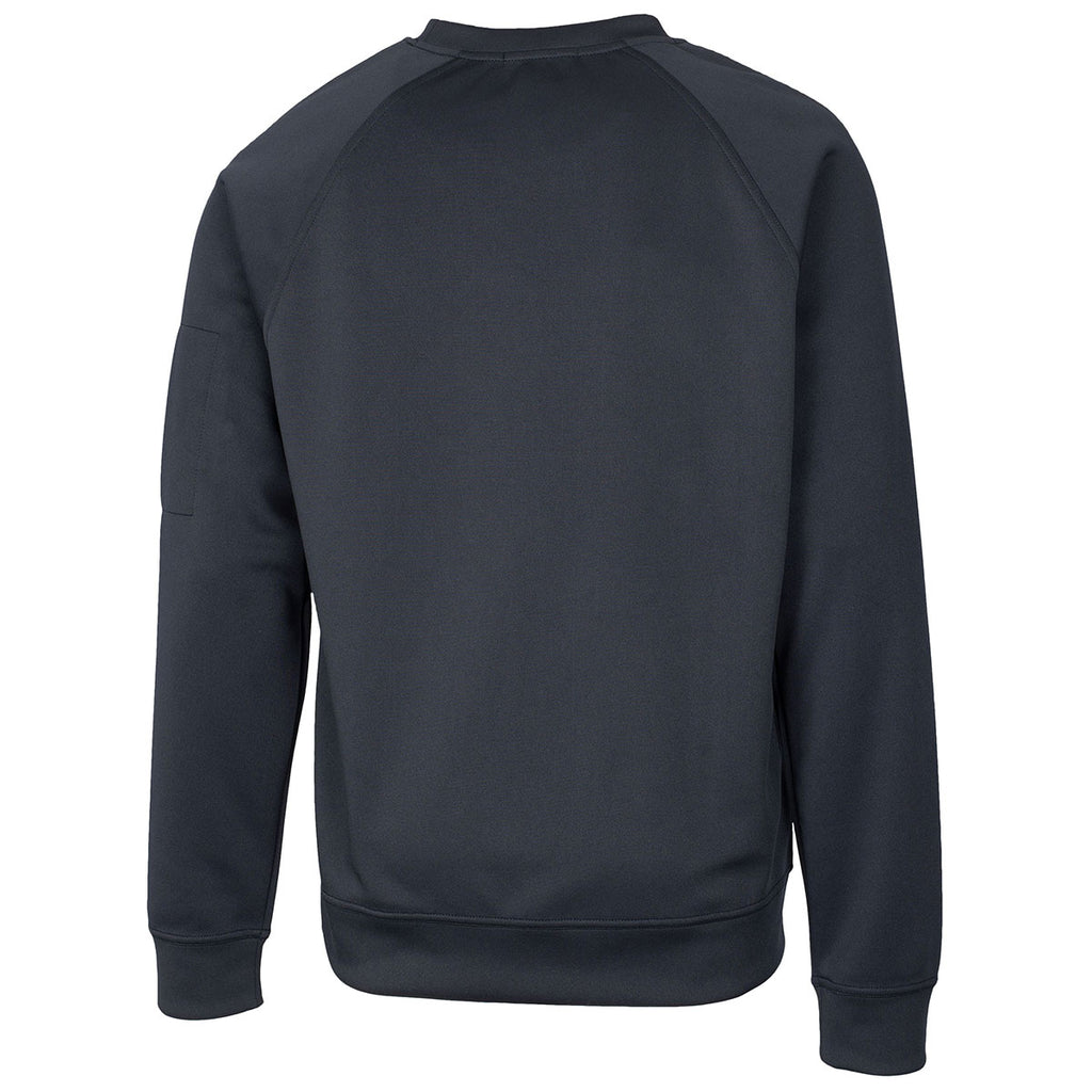 Clique Unisex Navy Lift Eco Performance Crewneck Sweatshirt