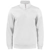 Clique Men's White Lift Performance Quarter Zip