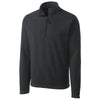 Clique Men's Charcoal Summit Half Zip Microfleece