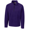 Clique Men's College Purple Summit Half Zip Microfleece