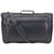 Mercury Luggage Black Faux Leather Tri-Fold Garment Bag