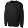 Clique Unisex Jet Black Basics Fleece Crew