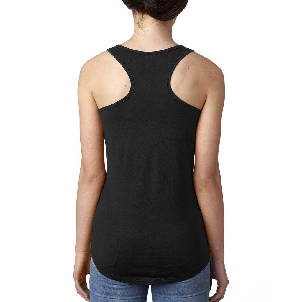 Next Level Women's Black Ideal Racerback Tank