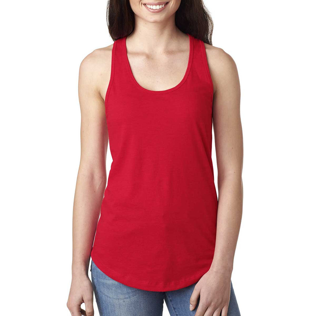 Next Level Women's Red Ideal Racerback Tank