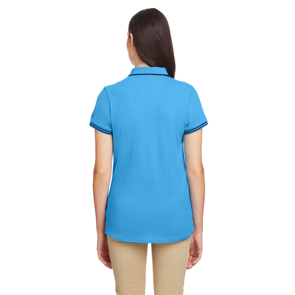 Nautica Women's Azure Blue Deck Polo