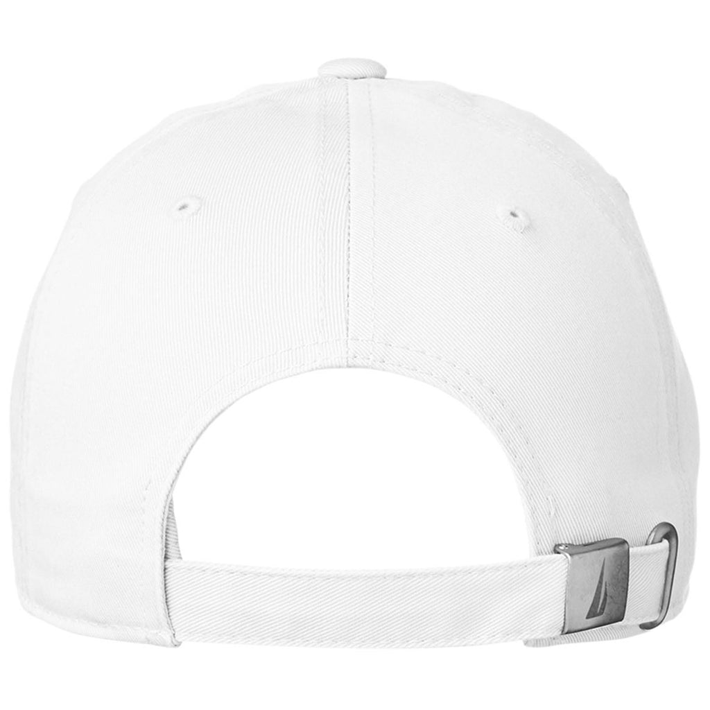 Nautica White J-Class Baseball Cap