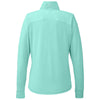 Nautica Women's Cool Mint Saltwater Quarter-Zip Pullover