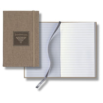 Castelli Beige Linen Banded Pocket Journal