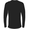 Next Level Men's Black Premium Fitted Long-Sleeve Crew Tee