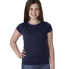 Next Level Girl's Midnight Navy Princess Tee