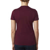 Next Level Women's Maroon Boyfriend Tee