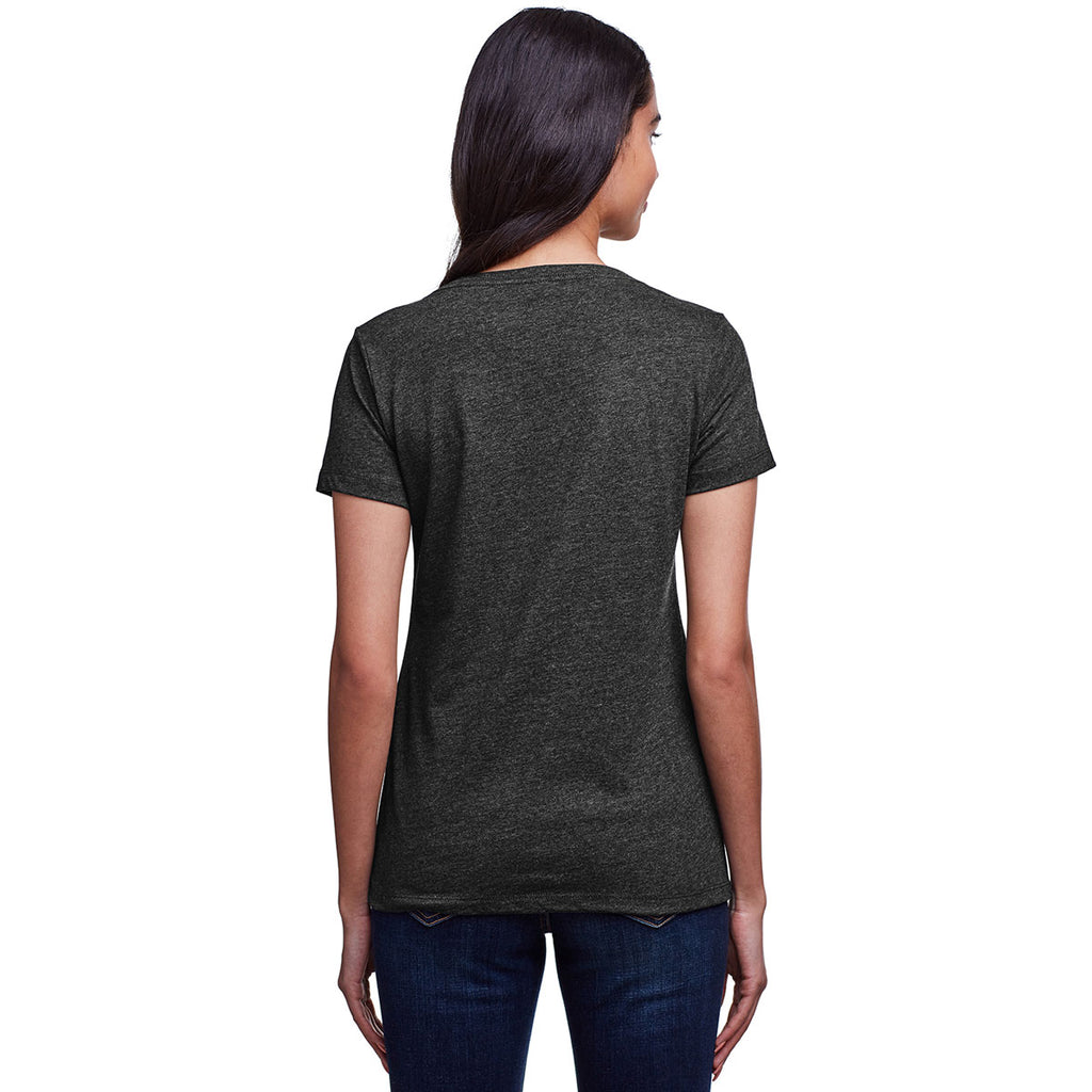 Next Level Women's Heather Black Eco Performance T-Shirt