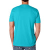 Next Level Men's Bondi Blue Premium Fitted CVC Crew Tee