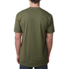 Next Level Men's Military Green Premium Fitted CVC Crew Tee