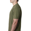 Next Level Men's Military Green Premium Fitted CVC Crew Tee