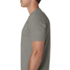 Next Level Men's Warm Grey Premium Fitted CVC Crew Tee