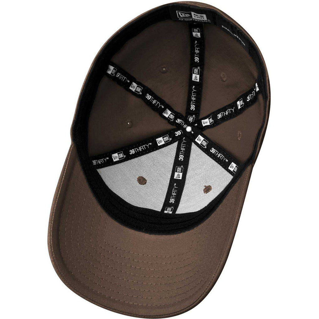 New Era 39THIRTY Brown Structured Stretch Cotton Cap