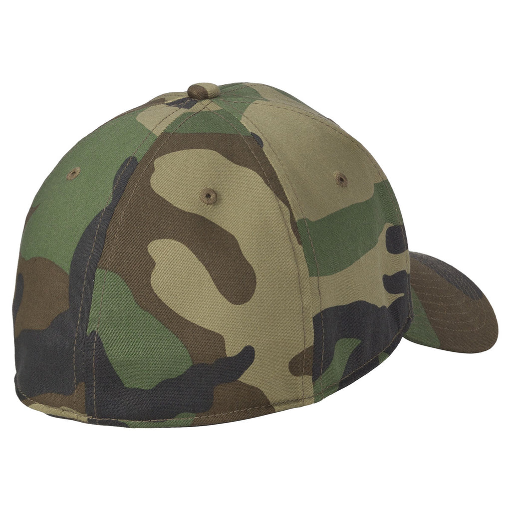 New Era Camo Structured Stretch Cotton Cap