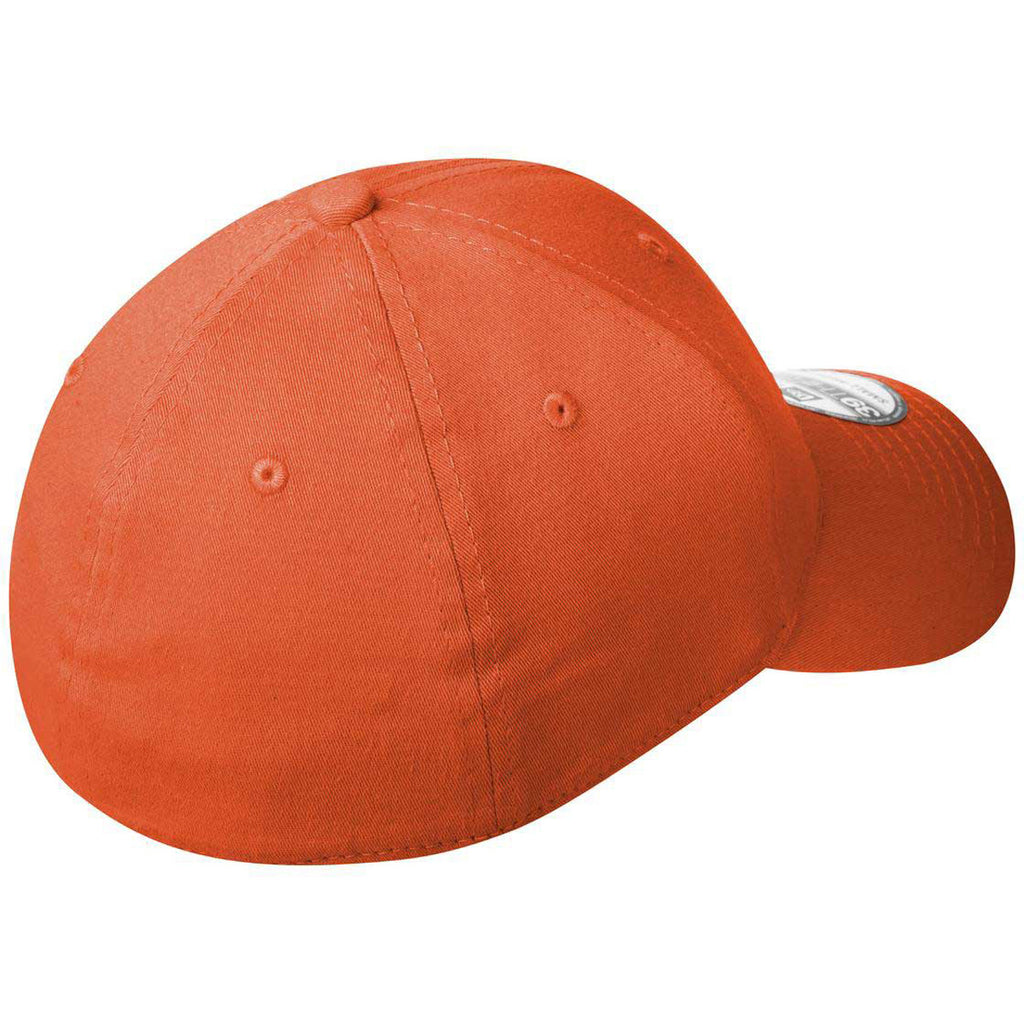 New Era 39THIRTY Orange Structured Stretch Cotton Cap