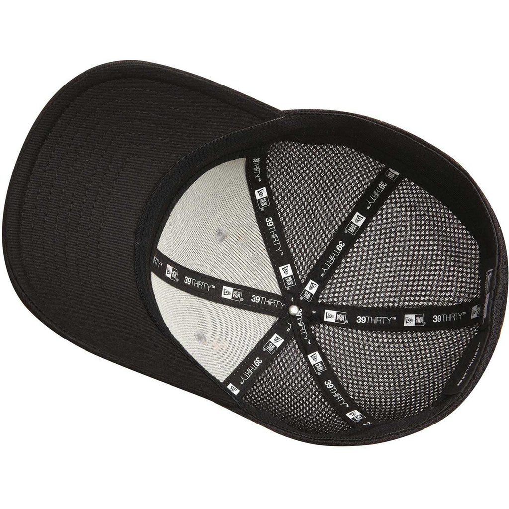 New Era 39THIRTY Grey/Black Stretch Mesh Cap