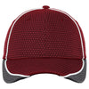 New Era Maroon/Graphite/White Hex Mesh Cap