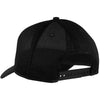 New Era 9FORTY Charcoal/Black Snapback Contrast Front Mesh Cap