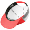 New Era Coral/ White Snapback Low Profile Trucker Cap