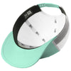 New Era Mint/White Snapback Low Profile Trucker Cap