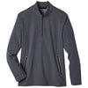 North End Men's Carbon/Black Quest Stretch Quarter-Zip