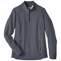 North End Women's Carbon/Black Quest Stretch Quarter-Zip