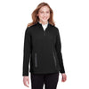 North End Women's Black/Carbon Quest Stretch Quarter-Zip