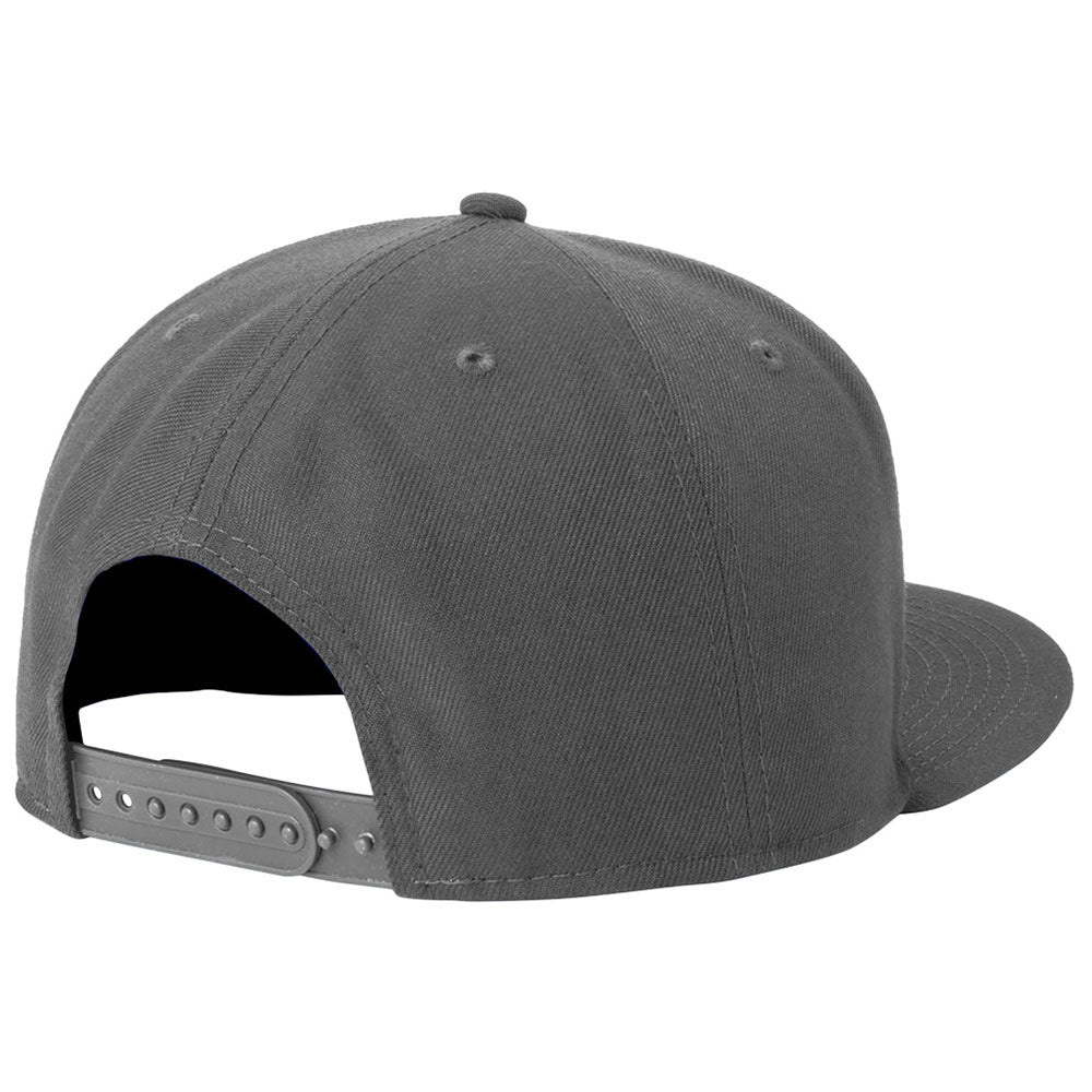 New Era Graphite Standard Fit Flat Bill Snapback Cap