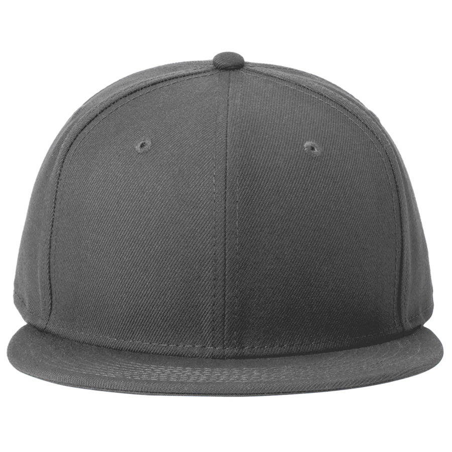 New Era Graphite Standard Fit Flat Bill Snapback Cap