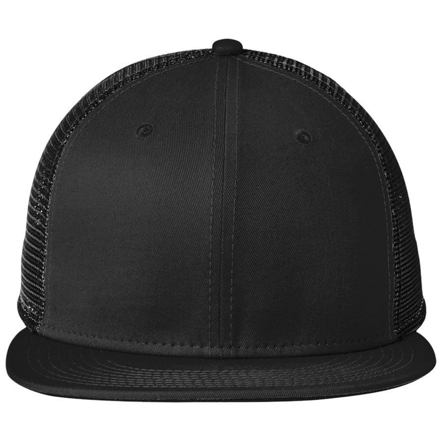 New Era Black/Black Standard Fit Snapback Trucker Cap