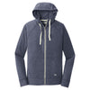 New Era Men's True Navy Heather Sueded Cotton Full Zip Hoodie