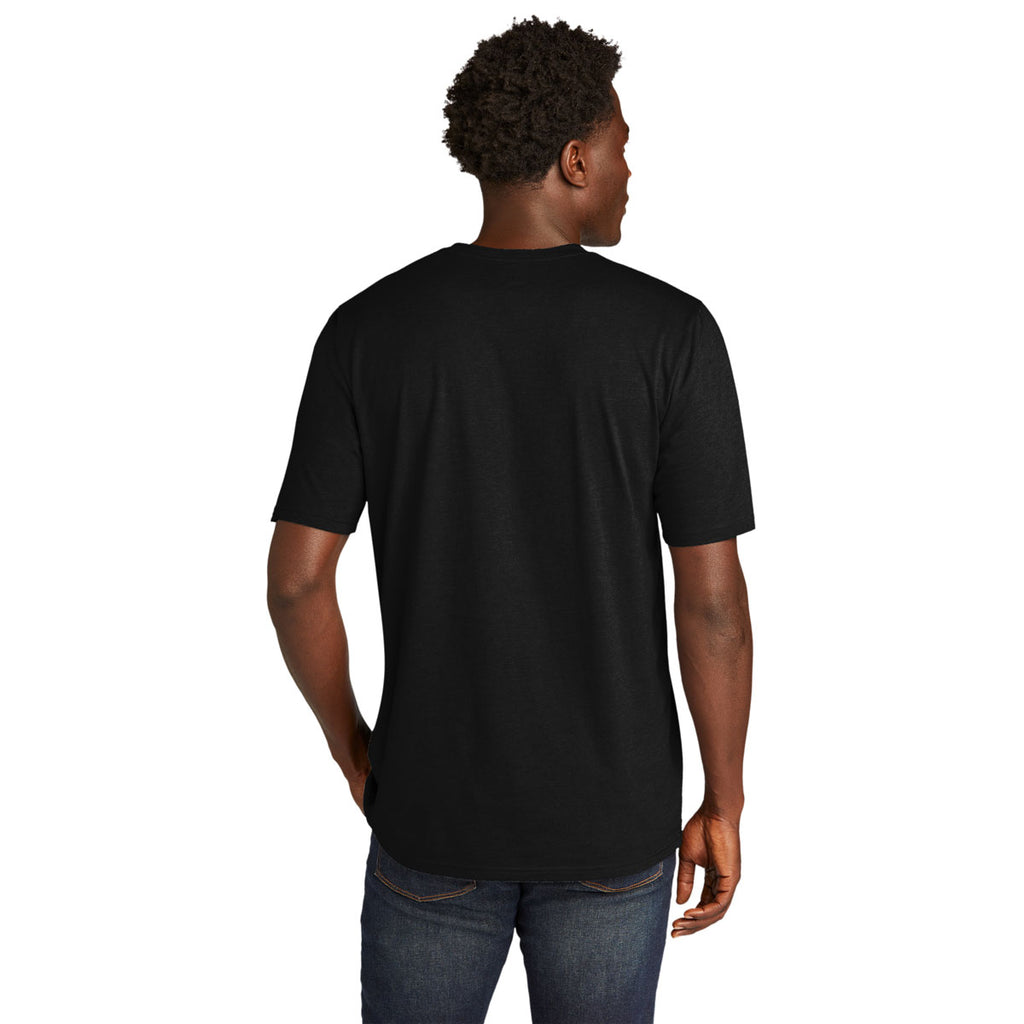 New Era Men's Black Solid Tri-Blend Tee