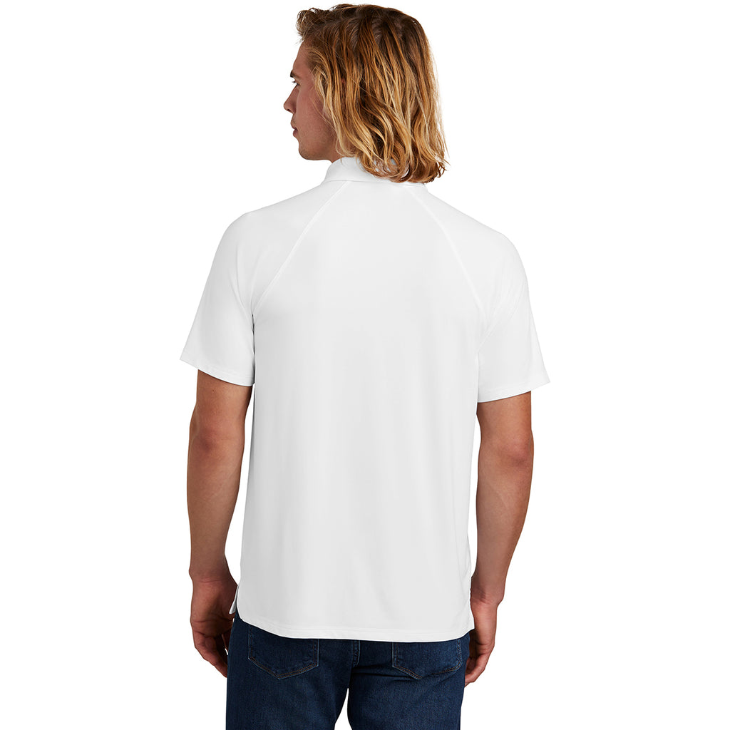 New Era Men's White Power Polo