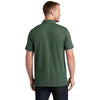 New Era Men's Dark Green Twist Slub Polo