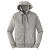 New Era Men's Light Graphite Twist French Terry Full-Zip Hoodie