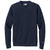 New Era Men's True Navy Heritage Fleece Pocket Crew