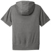 New Era Men's Graphite Heather Performance Terry Short Sleeve Hoodie