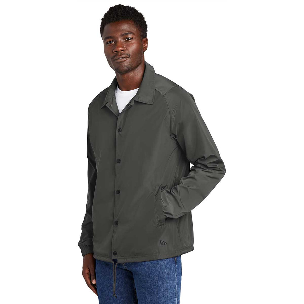 New Era Men's Graphite Coach's Jacket