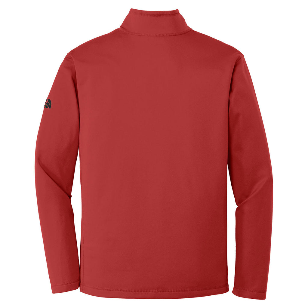 The North Face Men's Cardinal Red Tech Quarter Zip Fleece